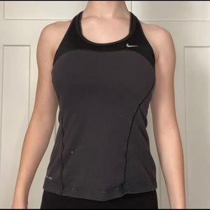 Black nike workout tank top